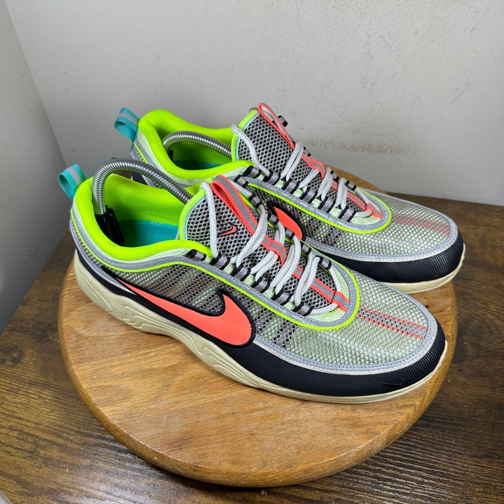 Nike Air Spiridon Sesame Bright Crimson II1237-701 Mens 12.5